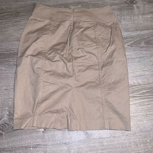 J crew beige career wear skirt size 4